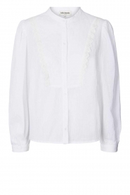 Lolly's Laundry |  Broderie blouse | white  | Picture 1