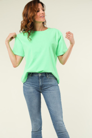 American Vintage |  Boyfriend t-shirt Fizvalley | green  | Picture 4