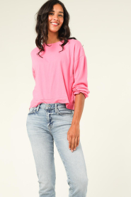 American Vintage |  Soft jersey sweater Rakabay | pink  | Picture 4