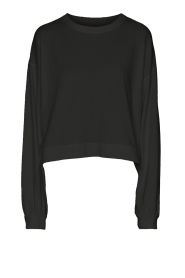American Vintage |  Jersey soft sweater Rakabay | black  | Picture 1