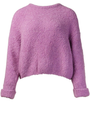 American Vintage |  Soft wool mix sweater Zolly | purple  | Picture 1