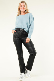 American Vintage |  Knitted sweater Damsville | baby blue  | Picture 3