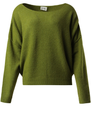 American Vintage |  Knitted sweater Damsville | moss green  | Picture 1