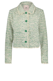 Freebird |  Tweed jacket Jacqueline | green  | Picture 1