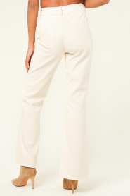 Freebird |  Faux leather pants Jeanette | natural  | Picture 6
