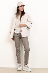 American Vintage |  Knitted sweater Damsville | beige | Picture 3