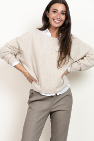 American Vintage |  Knitted sweater Damsville | beige | Picture 5