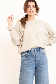 American Vintage :  Soft knitted sweater Damsville | beige - img4