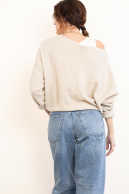 American Vintage :  Soft knitted sweater Damsville | beige - img9