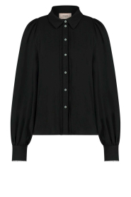 Freebird |  Jacquard blouse Kendall | black  | Picture 1