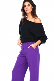 American Vintage |  Knitted sweater Damsville | black  | Picture 7
