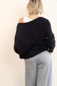 American Vintage |  Knitted sweater Damsville | black | Picture 7