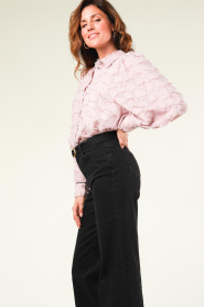 Freebird |  Jacquard blouse Kendall | soft pink  | Picture 6