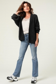 American Vintage |  Knitted cardigan East | darkgrey  | Picture 3