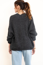 American Vintage |  Knitted cardigan East | dark grey | Picture 7