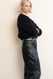 American Vintage :  Soft alpaca sweater Vitow | black - img8