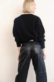 American Vintage :  Soft alpaca sweater Vitow | black - img9
