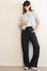 American Vintage | Zacht alpaca vest Vitow | grijs | Afbeelding 3