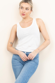 American Vintage |  Tank top Gamipy | white | Picture 2