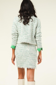 Freebird |  Tweed skirt Rachna | green  | Picture 7