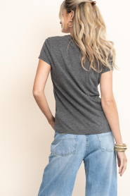 American Vintage |  Basic T-shirt with round neck Jacksonville | dark grey | Picture 6