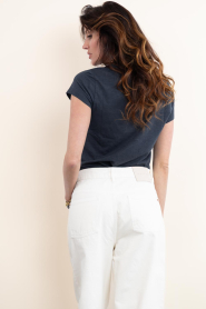 American Vintage |  Basic round neck T-shirt Jacksonville | dark blue | Picture 6
