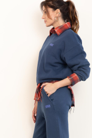 American Vintage :  Soft sweater Izubird | blue - img7