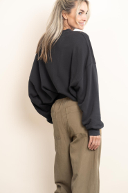 American Vintage |  Cotton sweater Atubay | black | Picture 7