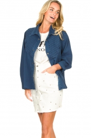 Lois Jeans |  Denim blouse Row | blue  | Picture 4
