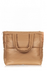 STUDIO AR |  Leather puffer bag Gilda | beige  | Picture 1