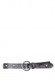 The Kaia |  Leather belt with studs Joan  | black  | Picture 1
