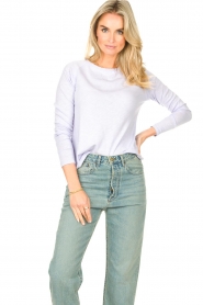 American Vintage |  Basic cotton T-shirt Sonoma | lilac  | Picture 5