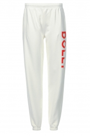 Dolly Sports |  Sweatpants with logo detail Team Dolly | white