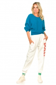 Dolly Sports |  Sweatpants with logo detail Team Dolly | white  | Picture 4