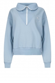 Dolly Sports |  Oversized sweater with logo detail Kiano | blue
