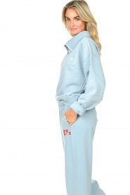 Dolly Sports :  Oversized sweater with logo detail Kiano | blue - img7