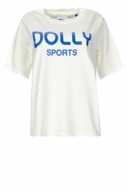  Cotton T-shirt witg logo Team Dolly | white