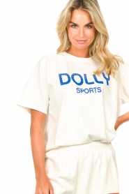 Dolly Sports |  Cotton T-shirt witg logo Team Dolly | white  | Picture 2