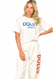 Dolly Sports |  Cotton T-shirt witg logo Team Dolly | white  | Picture 5
