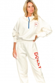 Dolly Sports |  Oversized sweater with logo detail Kiano | white  | Picture 2