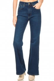 Lois Jeans |  High waist flared jeans Riley L34 | blue  | Picture 4
