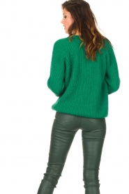 Aaiko |  Knitted sweater Dafna | green  | Picture 7