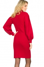 Silvian Heach |  Dress with statement buttons Pueblo | red  | Picture 7