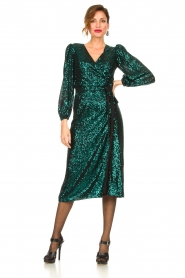Ibana |  Sequin midi dress Mojito | green  | Picture 2