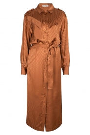  Dress with shoulder details Apiritiovo | brown