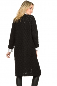 Be Pure |  Knitted pattern cardigan Vanna | black  | Picture 6