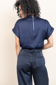 Dante6 |  Satin top Opium | blue | Picture 9