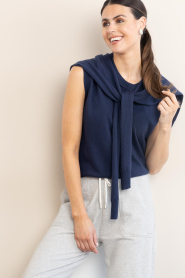 Dante6 |  Merino wool mix top Fraya | dark blue | Picture 10