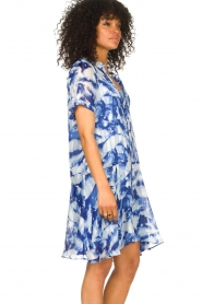 Freebird |  Dress with print Celeste | blue  | Picture 5