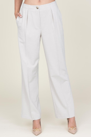 Dante 6 :  Pleated trousers Fynn | natural - img4